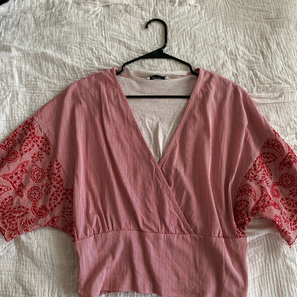 Red Zara Blouse